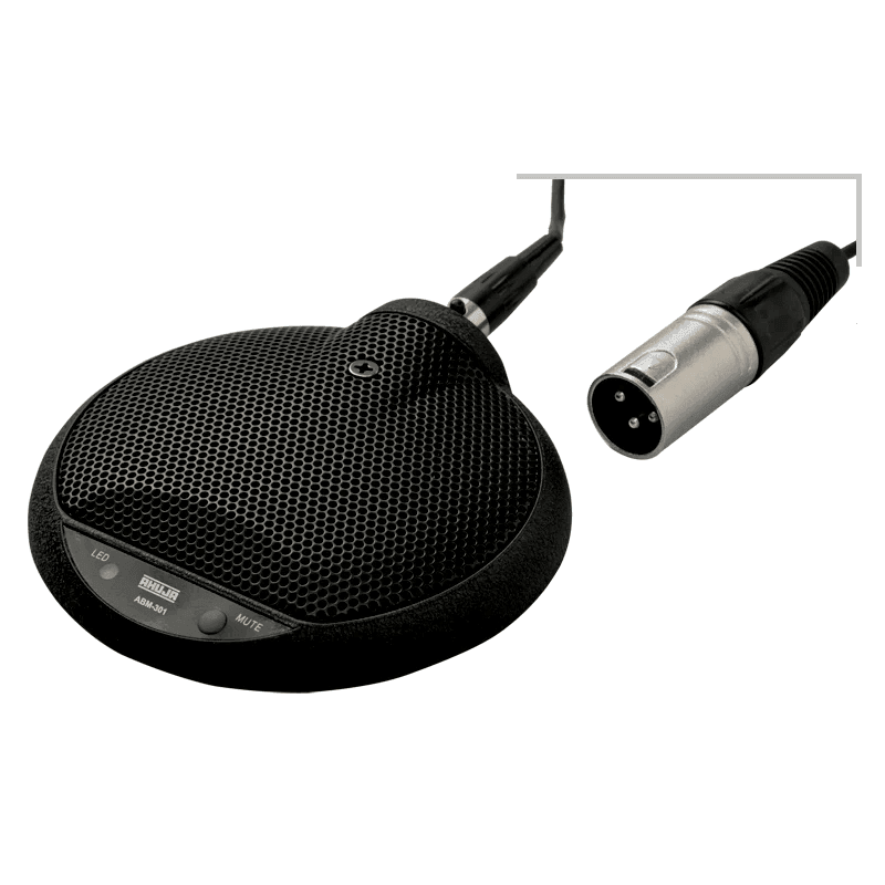Ahuja ABM301M Omnidirectional Boundary Microphone with 5.8M Cable - MusicMajlis