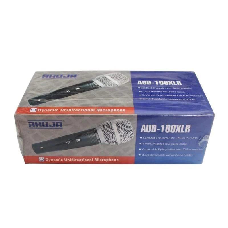 Ahuja AUD-100XLR Unidirectional Dynamic Microphone - MusicMajlis