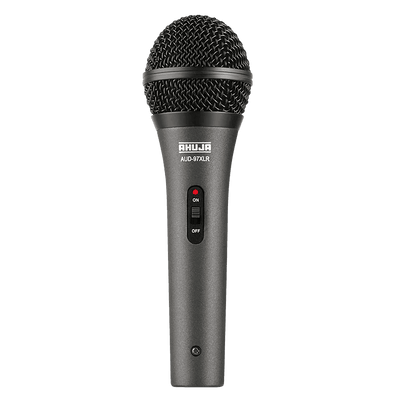 Ahuja AUD97XLR Microphone Wired Dynamic Unidirectional w/ 6Mtr Cable - MusicMajlis