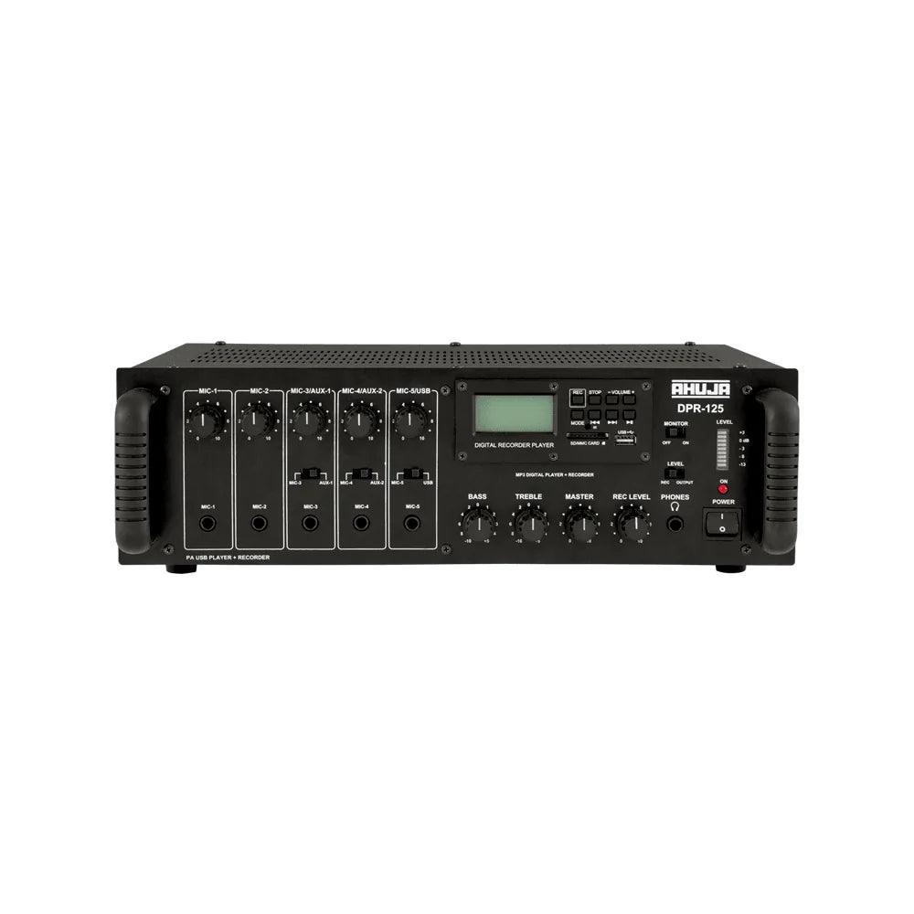 Ahuja DPR125 PA Amplifier With Built-In Player DPR-125 - MusicMajlis