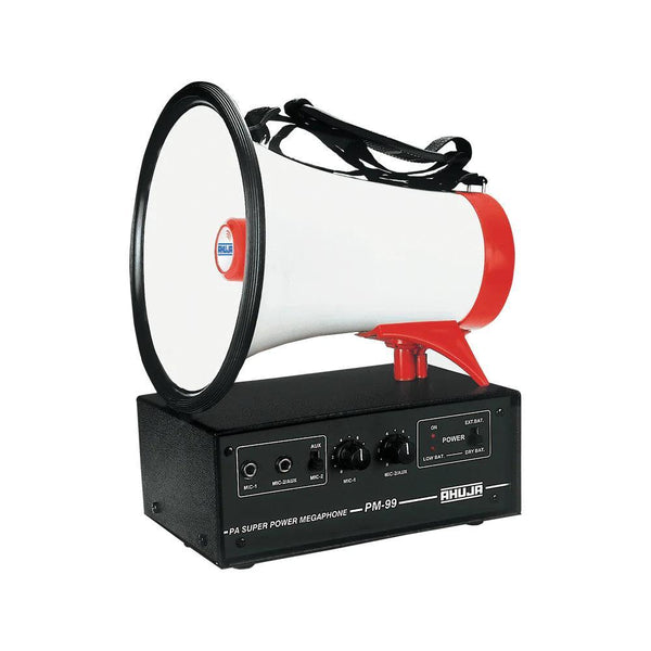 Ahuja PM-99 Super Power Megaphone 25-Watt - MusicMajlis