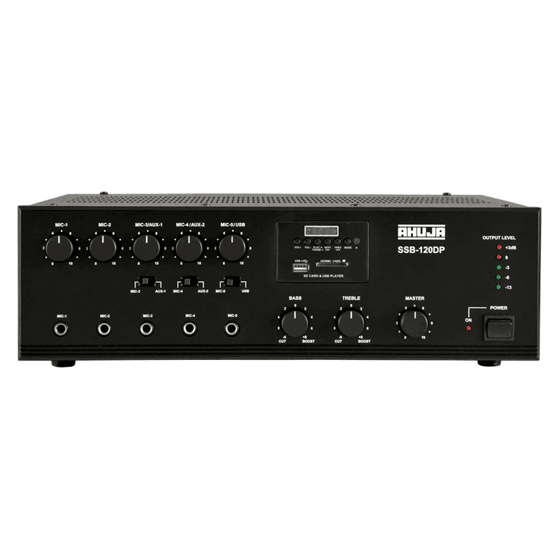 Ahuja SSB120DP Medium Wattage PA Mixer Amplifier - MusicMajlis