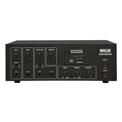Ahuja SSB80DFM Medium Wattage PA Mixer Amplifier - MusicMajlis