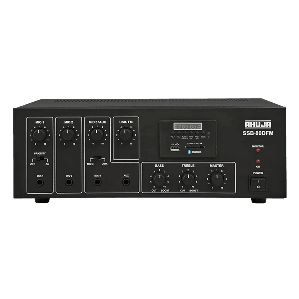 Ahuja SSB80DFM Medium Wattage PA Mixer Amplifier - MusicMajlis