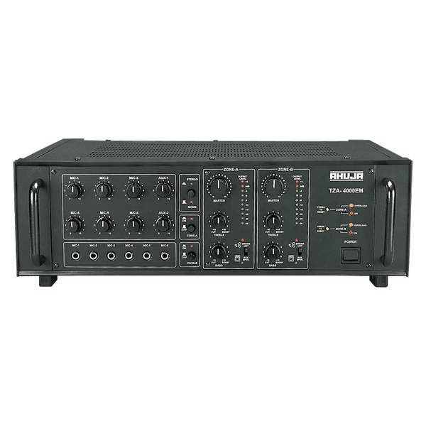 Ahuja TZA-4000EM 400 WATTS 2 ZONE PA MIXER AMPLIFIER - MusicMajlis