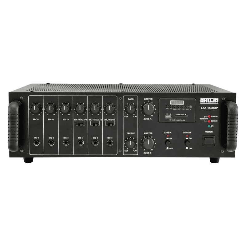 Ahuja TZA1500DP 2-Zone PA Mixer Amplifier - MusicMajlis