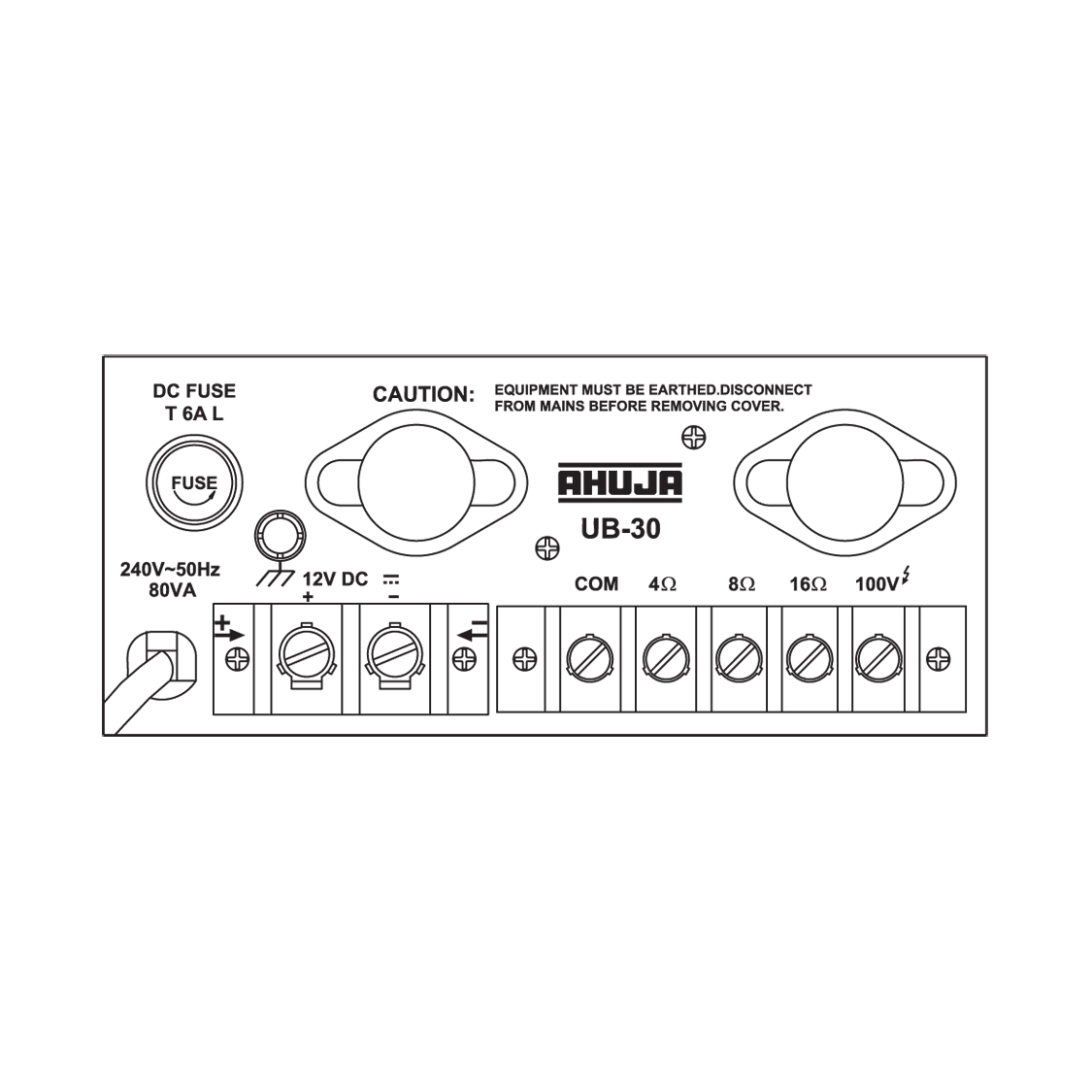 Ahuja UB30 Low Wattage PA Mixer Amplifier - MusicMajlis