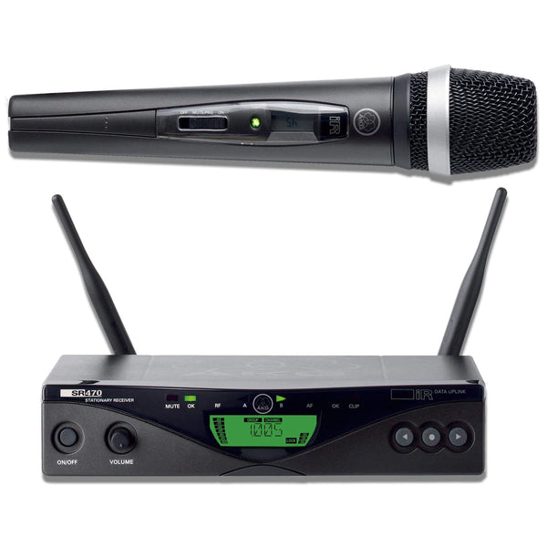 AKG HT470 Vocal Set C5 Professional Multichannel Wireless Microphone System - MusicMajlis