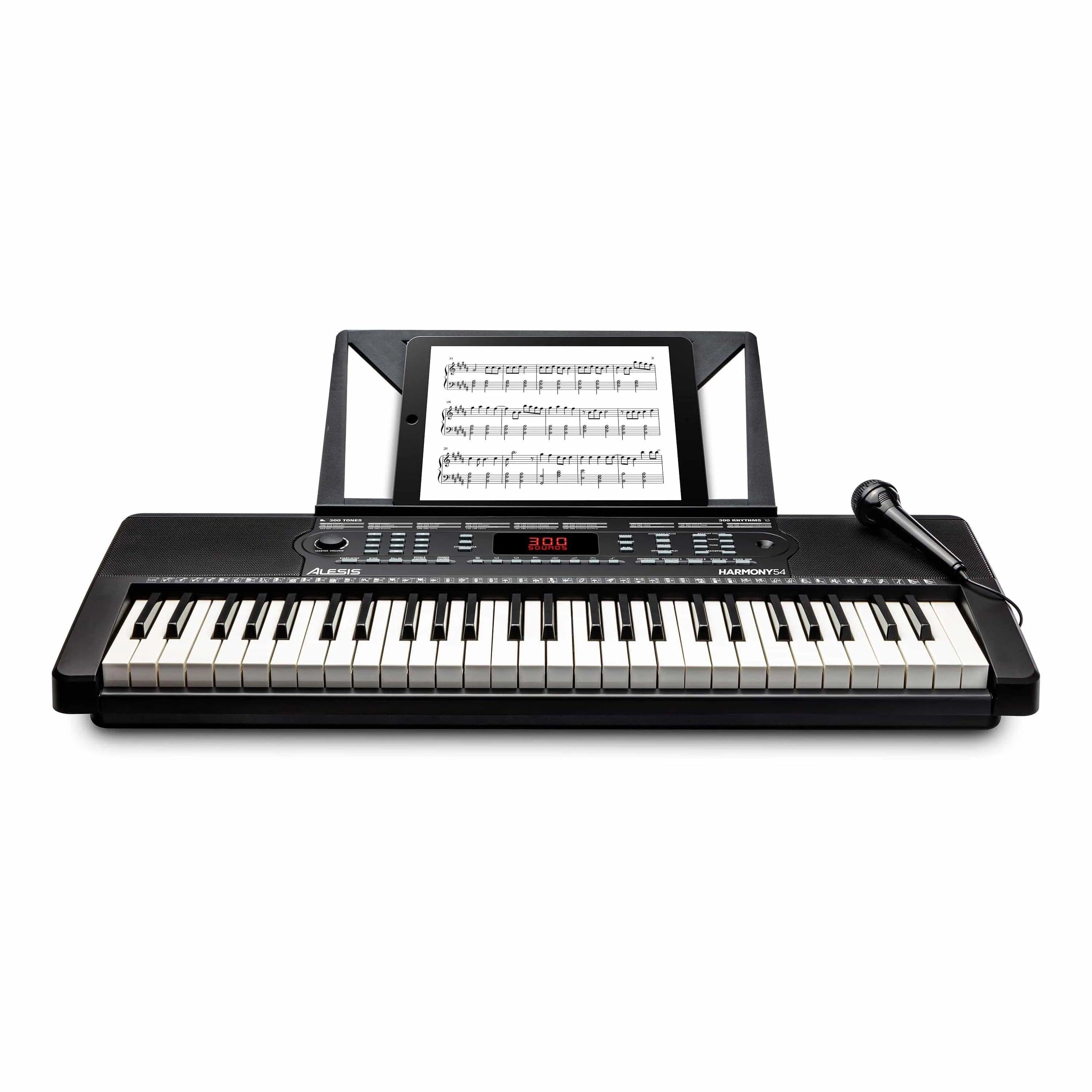 Alesis Harmony 54 - 54-Key Portable Keyboard with Built-In Speakers - MusicMajlis