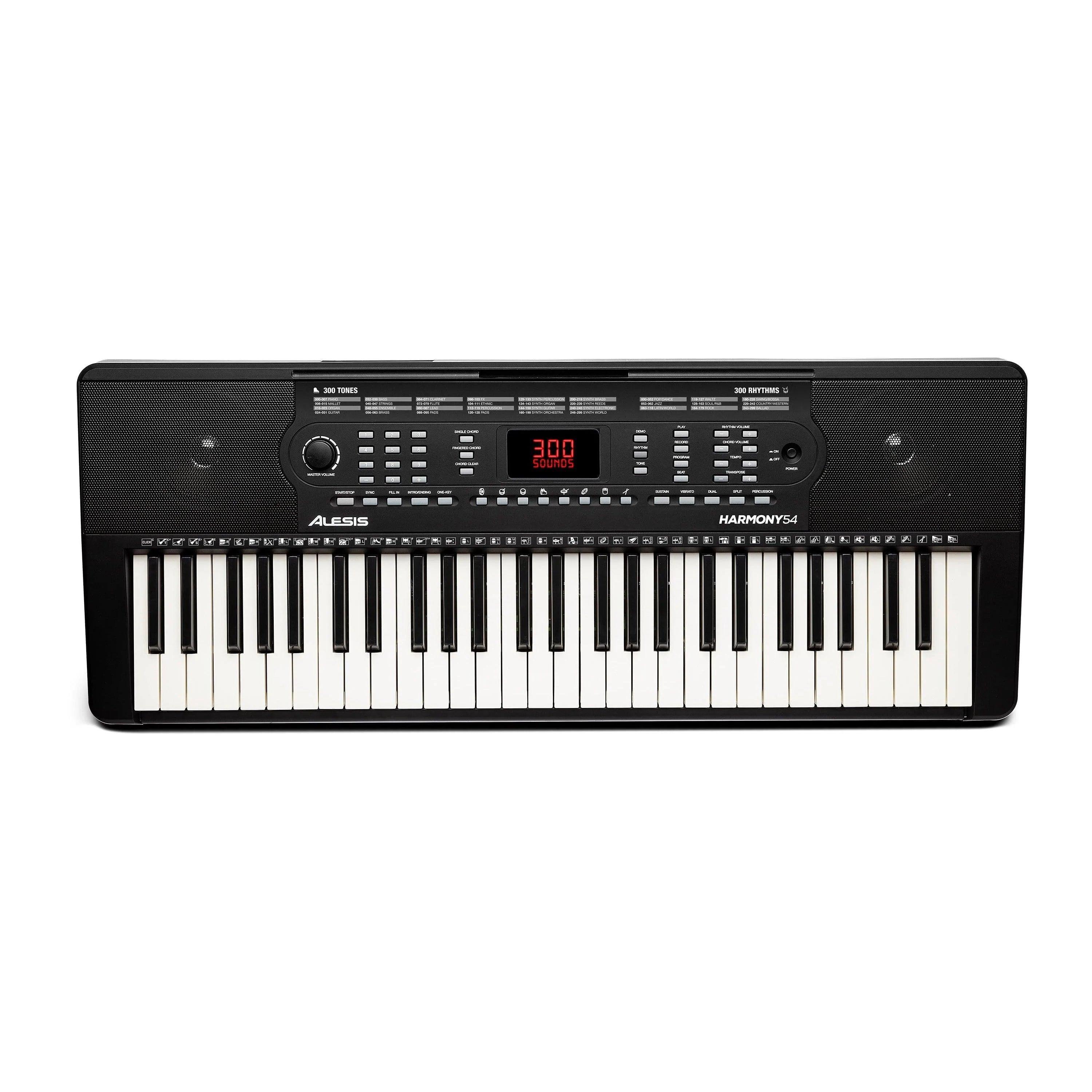 Alesis Harmony 54 - 54-Key Portable Keyboard with Built-In Speakers - MusicMajlis