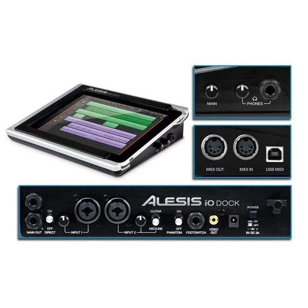 ALESIS IO Dock Midi & Audio IO for iPad - MusicMajlis