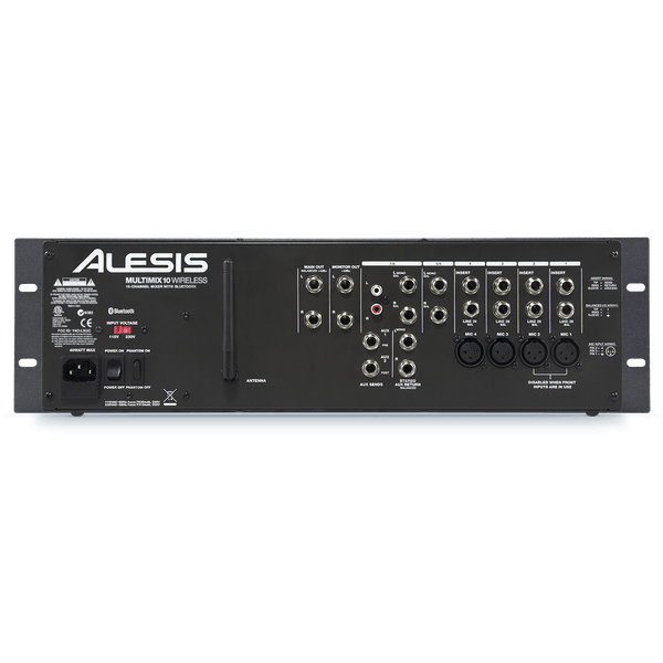 Alesis MM10W Multlimix 10 Wireless Rackmount Analog Mixer with Bluetooth - MusicMajlis