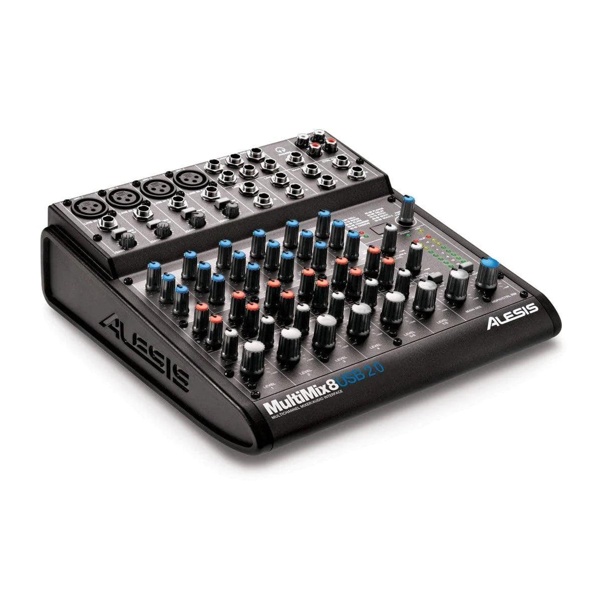 Alesis MultiMix 8 USB FX 8-Channel Mixer with Effects & USB Audio Interface - MusicMajlis