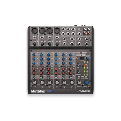 Alesis MultiMix 8 USB FX 8-Channel Mixer with Effects & USB Audio Interface - MusicMajlis