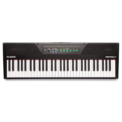 Alesis Recital 61 - 61-Key Digital Piano with Full-Sized Keys - MusicMajlis