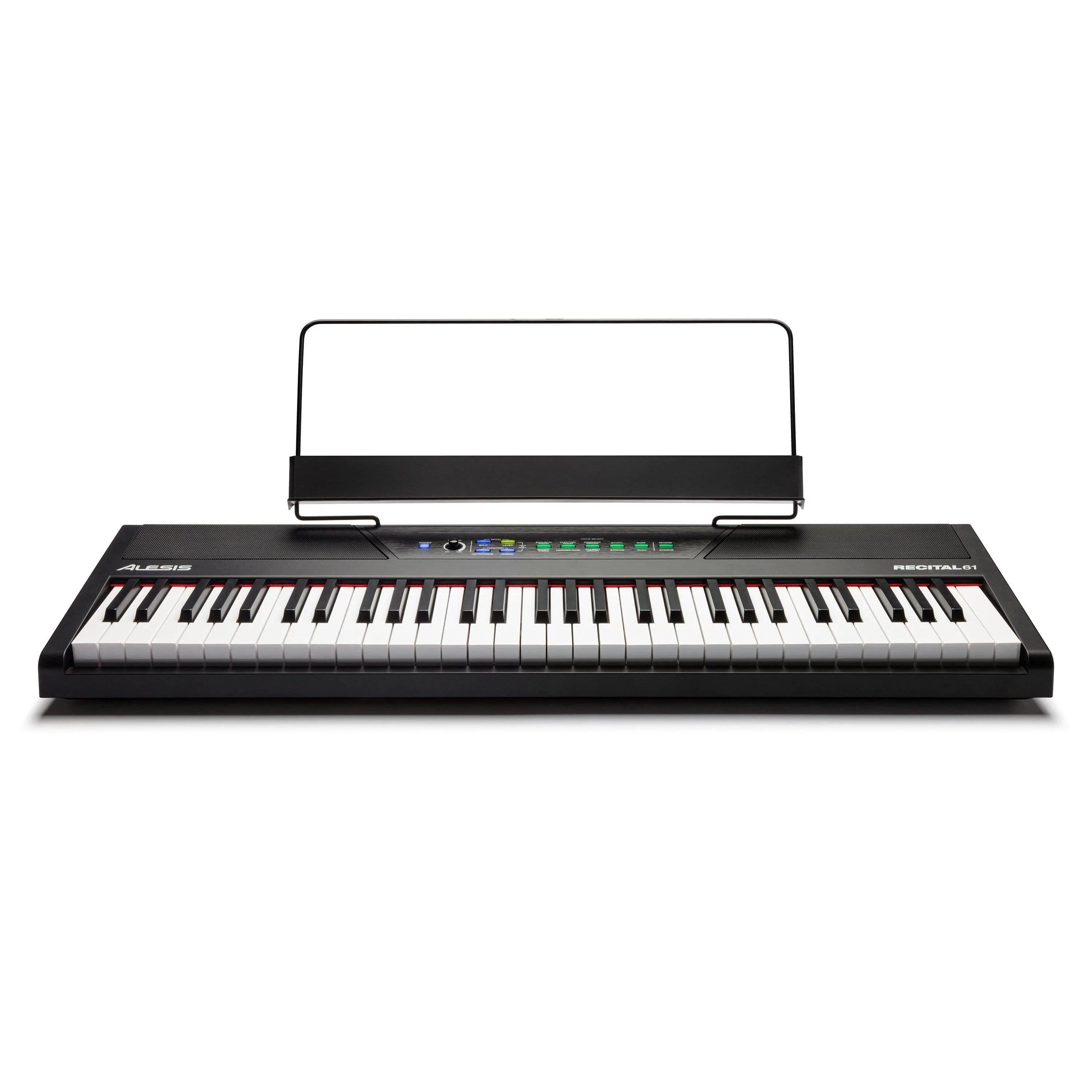 Alesis Recital 61 - 61-Key Digital Piano with Full-Sized Keys - MusicMajlis