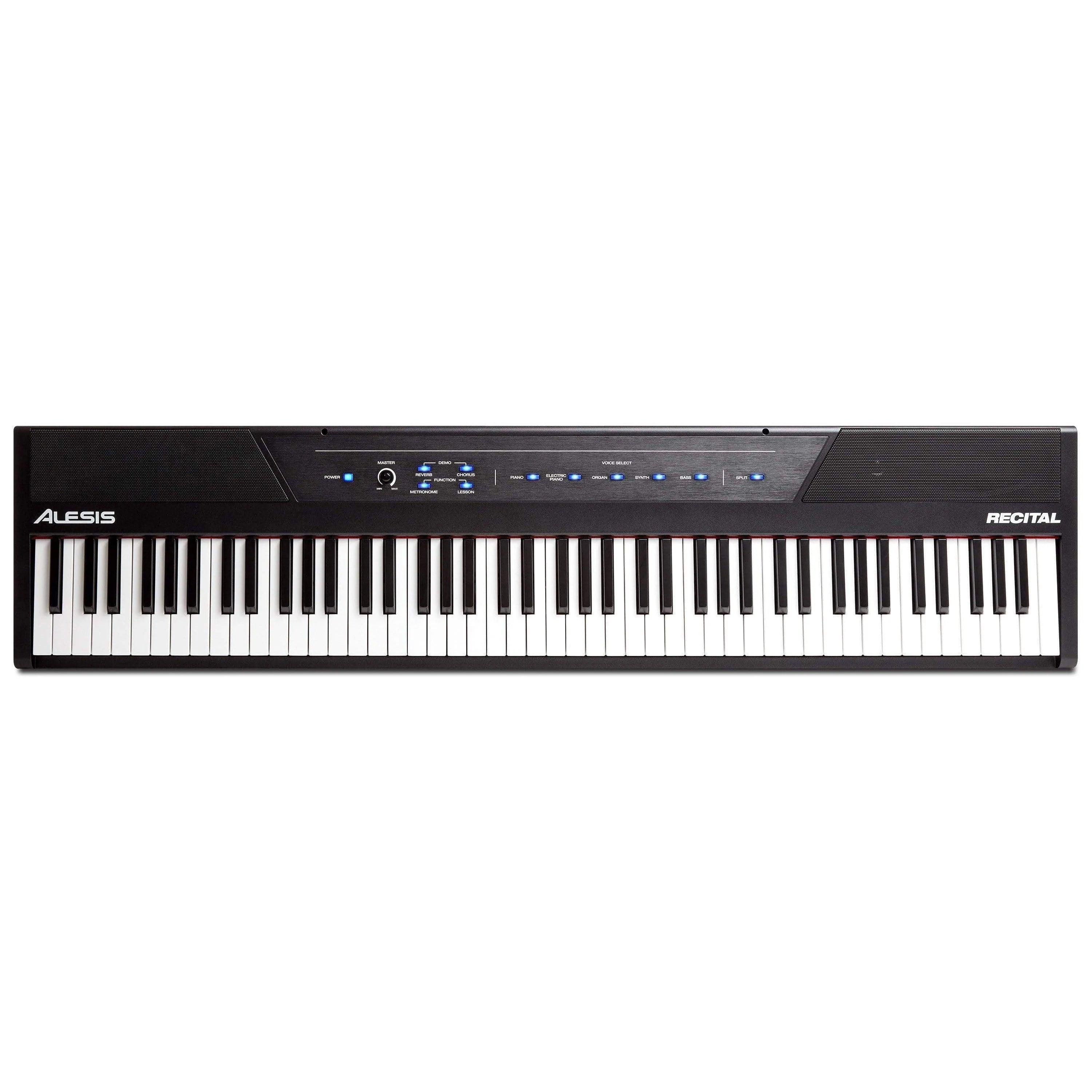 Alesis Recital Piano 88-Key Digital Piano with Semi-Weighted Keys - MusicMajlis