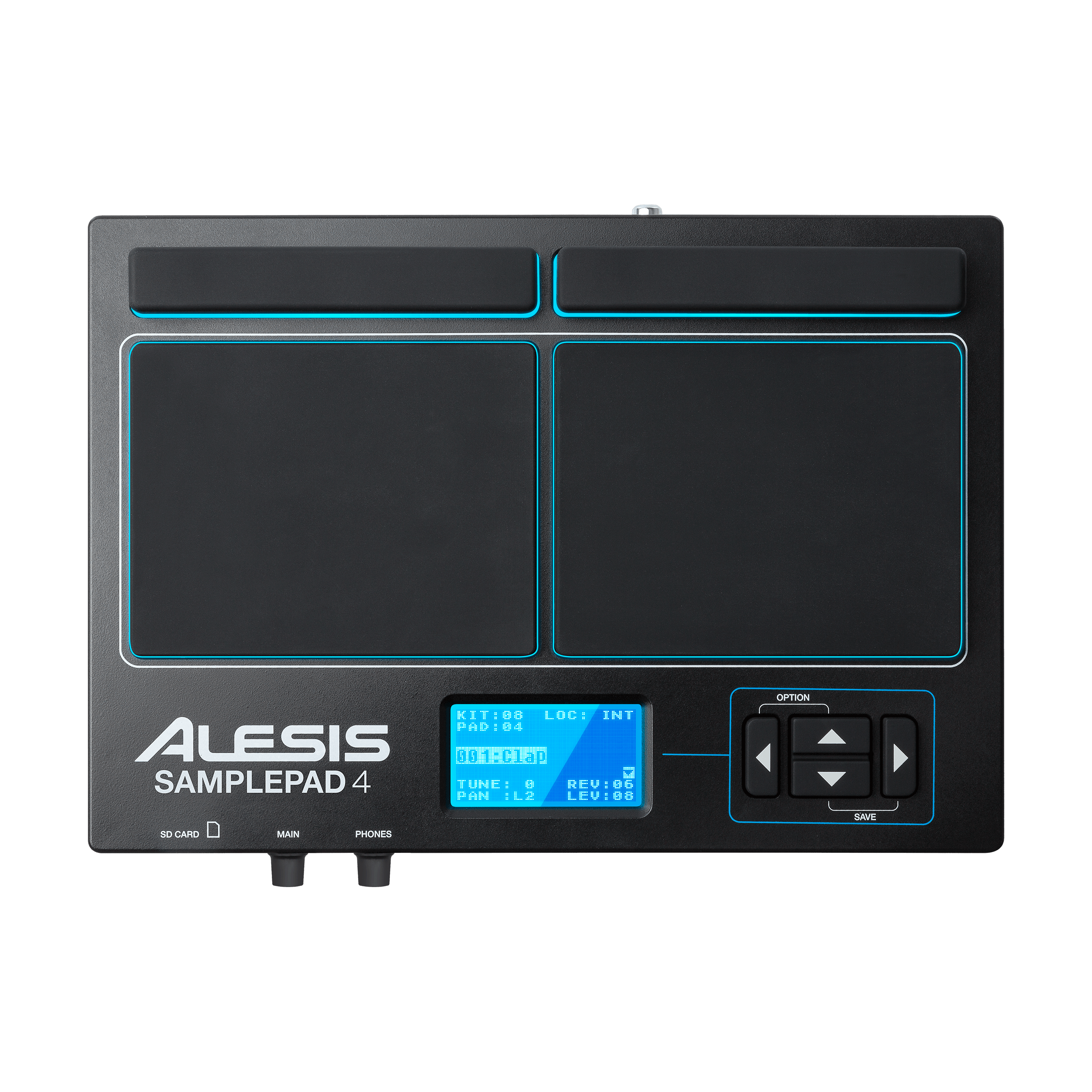 Alesis SAMPLEPAD4 Percussion & Sample-Triggering Instrument - MusicMajlis