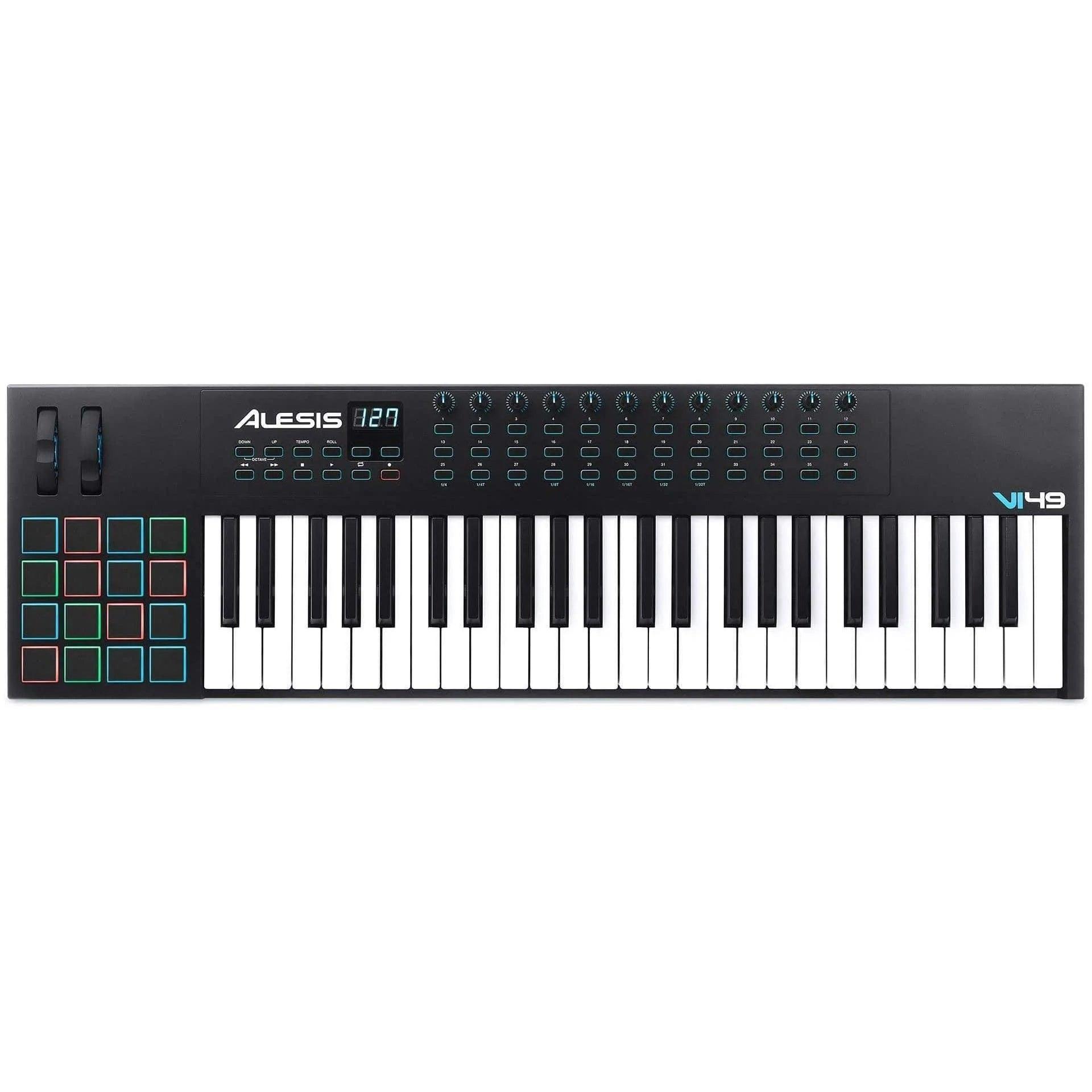 Alesis VI49 49-Key USB MIDI Keyboard - MusicMajlis