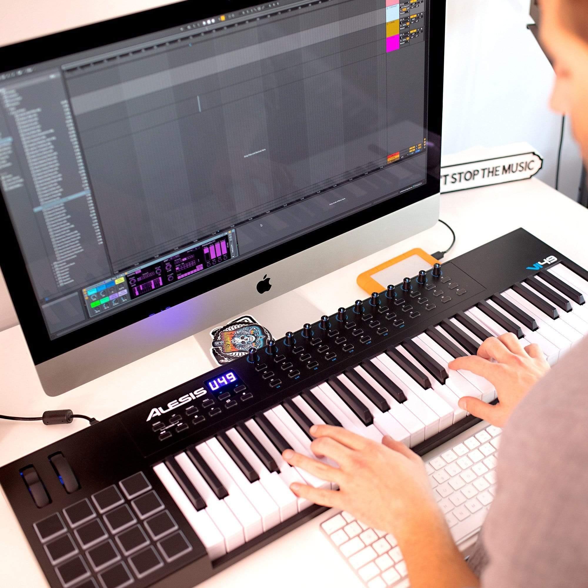 Alesis VI49 49-Key USB MIDI Keyboard - MusicMajlis