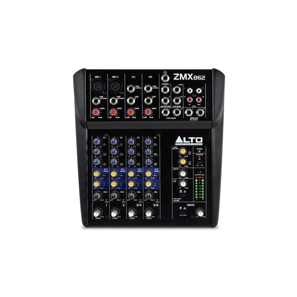 Alto Professional ZMX862 Compact 6-Channel Mixer - MusicMajlis