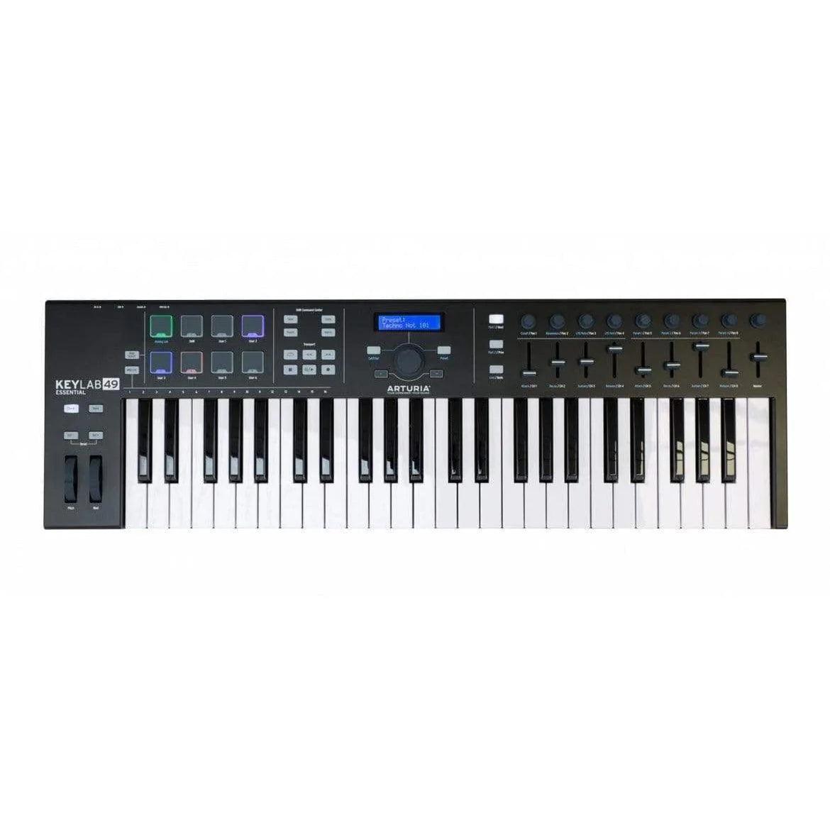 Arturia KeyLab Essential 49 Keyboard Controller - MusicMajlis