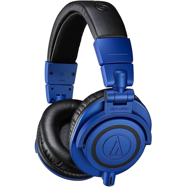 Audio-Technica ATH-M50X Professional Monitor Headphones - Blue & Black - MusicMajlis