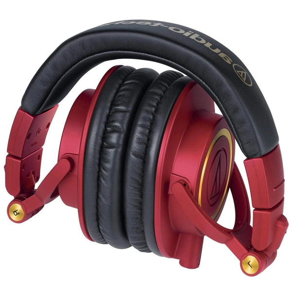 Audio-Technica ATH-M50XRD Professional Monitor Headphones - Red & Gold - MusicMajlis