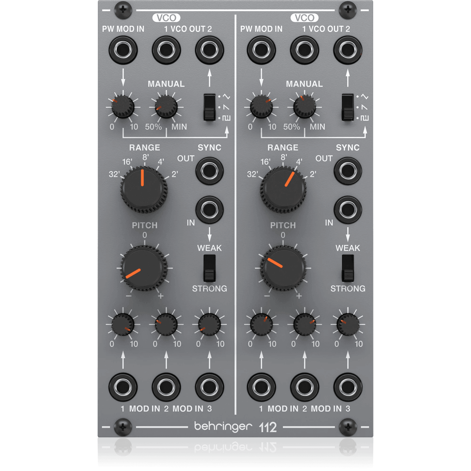 Behringer 112DUALVCO Analog Dual VCO Module w/ Controls & Switches - MusicMajlis