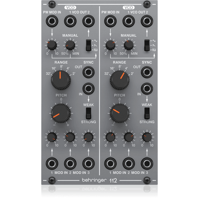 Behringer 112DUALVCO Analog Dual VCO Module w/ Controls & Switches - MusicMajlis