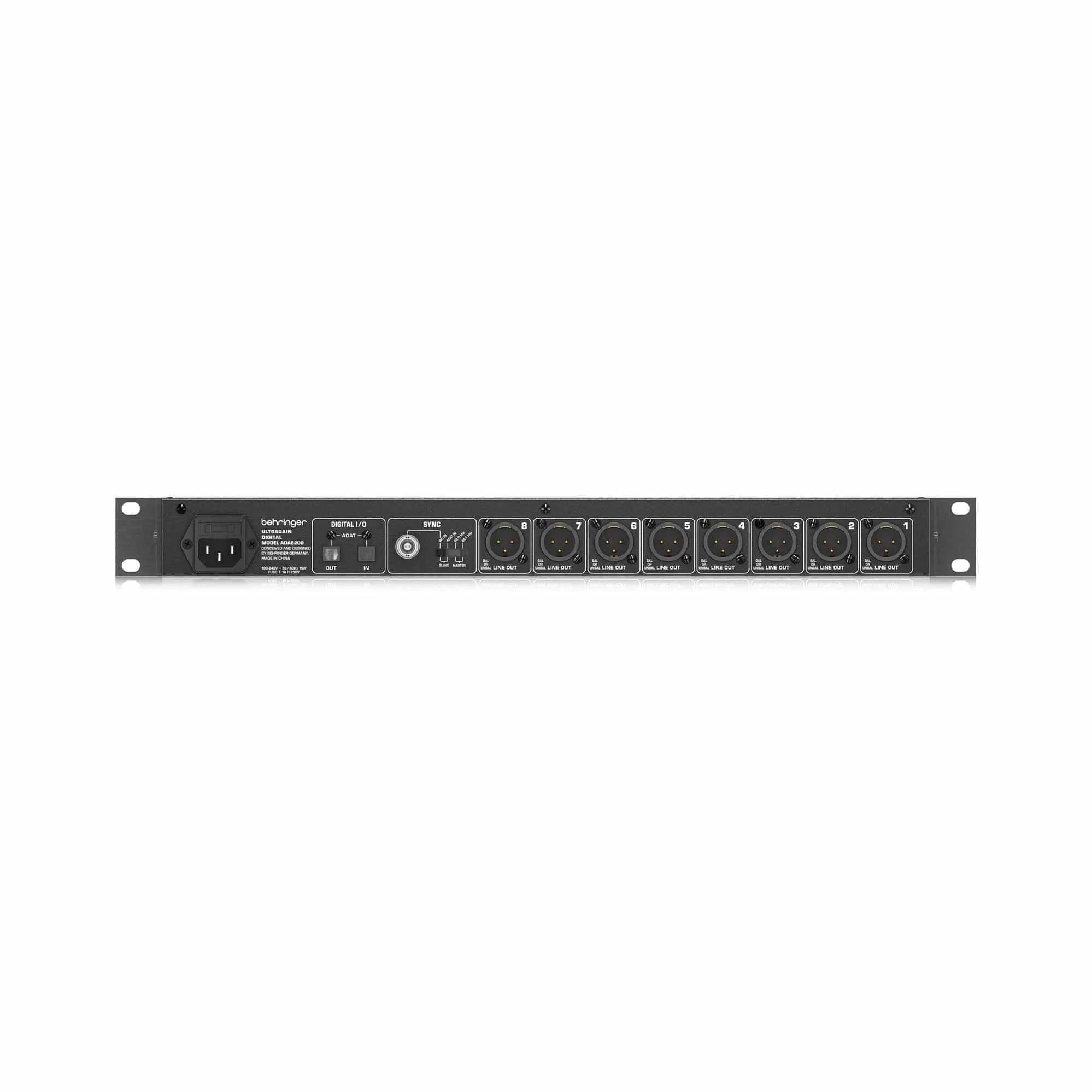Behringer ADA8200 Ultragain Digital Preamplifier - MusicMajlis