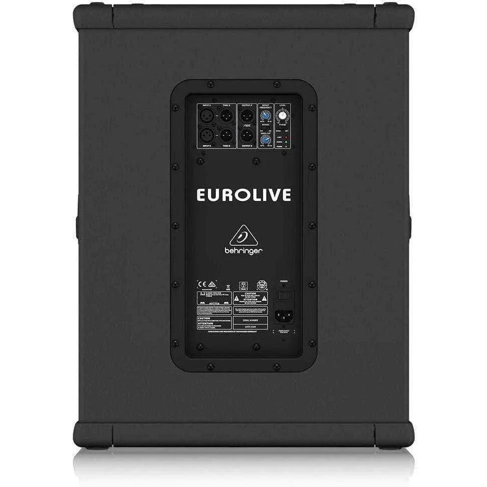 Behringer B1500XP Active 3000-Watt PA Subwoofer with 15" Turbosound Speaker and Built-In Stereo Crossover - MusicMajlis