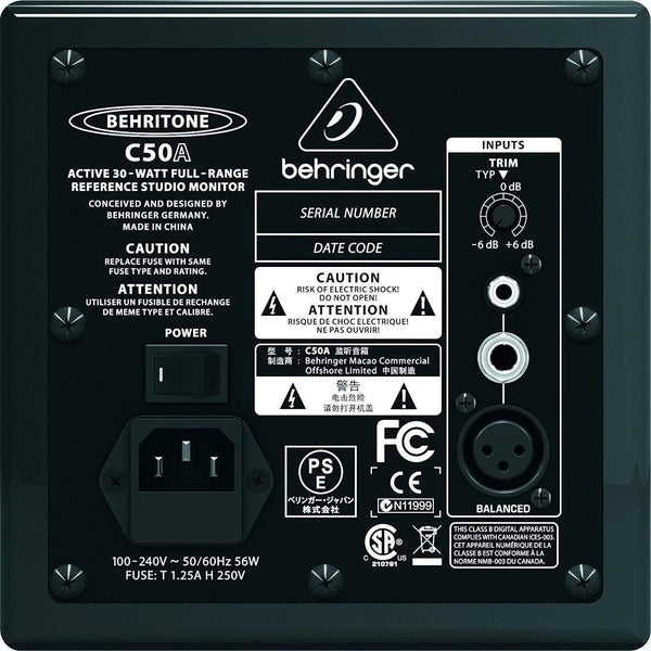 Behringer Behritone C50A Studio Monitor (PAIR) - MusicMajlis