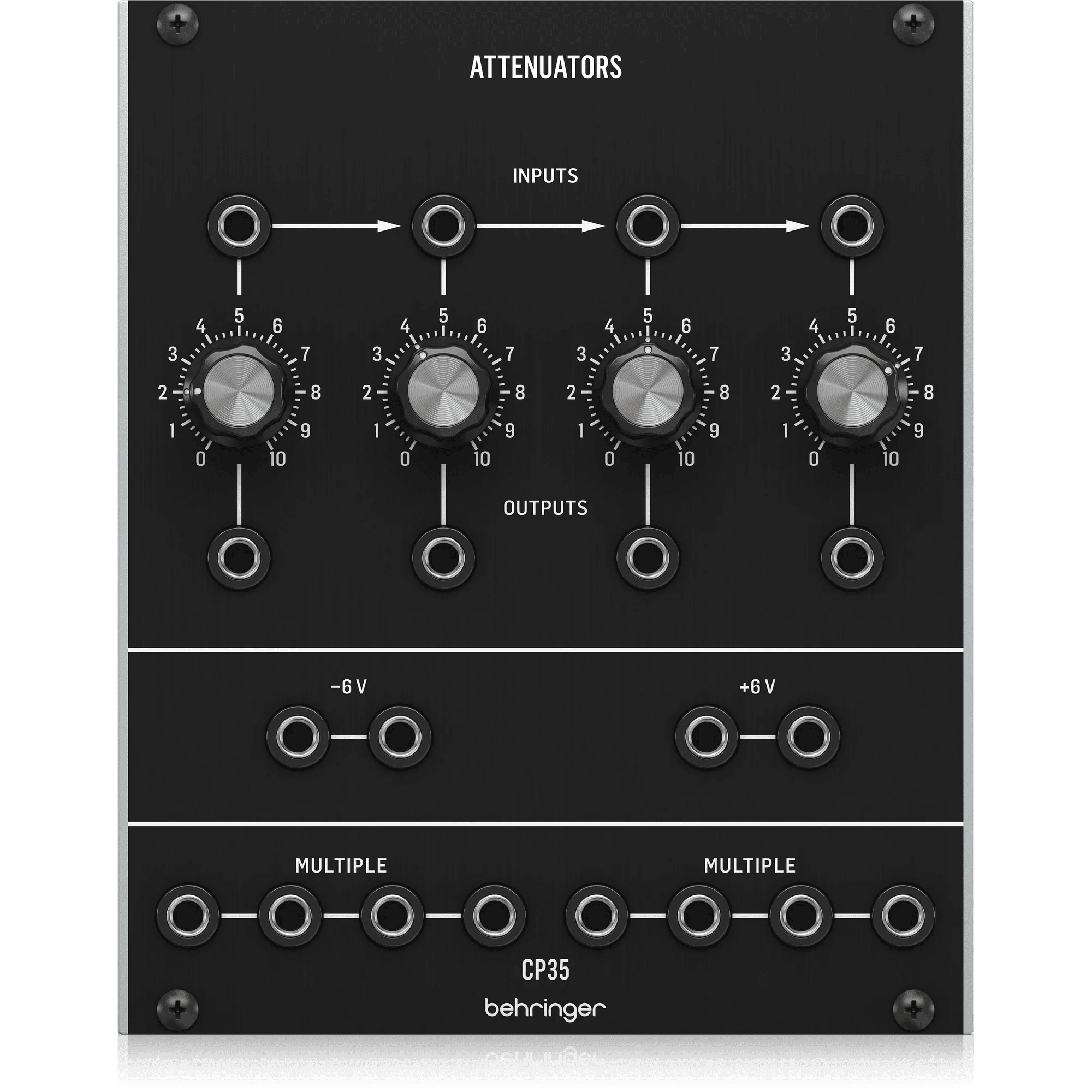Behringer CP35 ATTENUATORS Legendary Analog Attenuator and Multiples Module for Eurorack - MusicMajlis