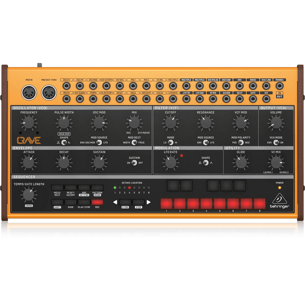 Behringer Crave Analog Synthesizer with Sequencer - MusicMajlis