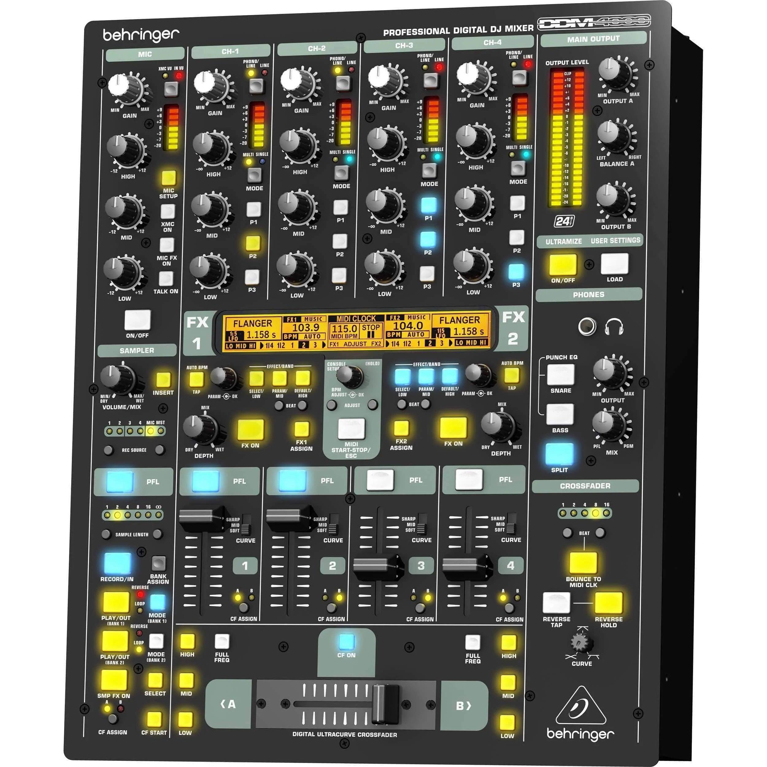 Behringer DDM4000 Pro DJ Mixer - MusicMajlis