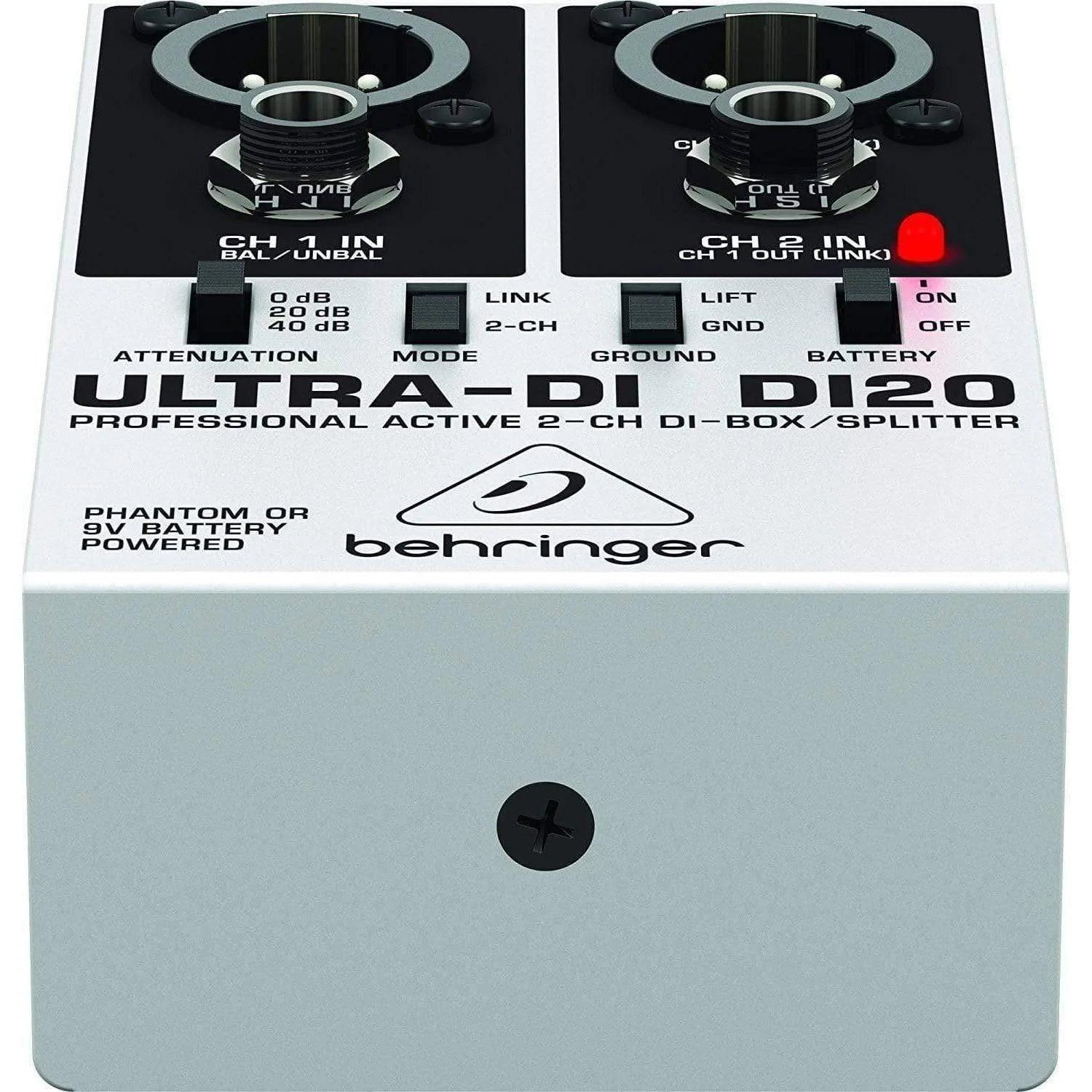 Behringer DI20 Direct Injection Box Active 2 CH - MusicMajlis