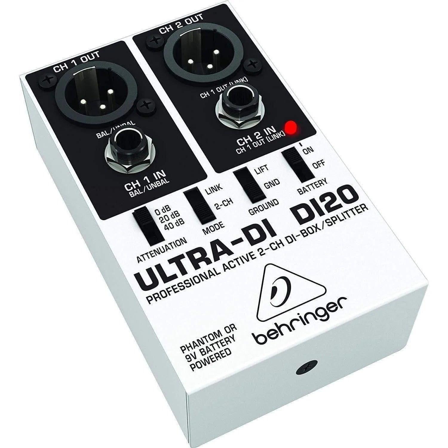 Behringer DI20 Direct Injection Box Active 2 CH - MusicMajlis