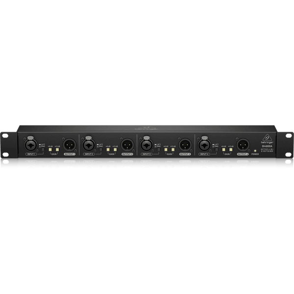 Behringer DI4800A Professional 4-Channel Active DI Box, Booster and Line Isolator - MusicMajlis