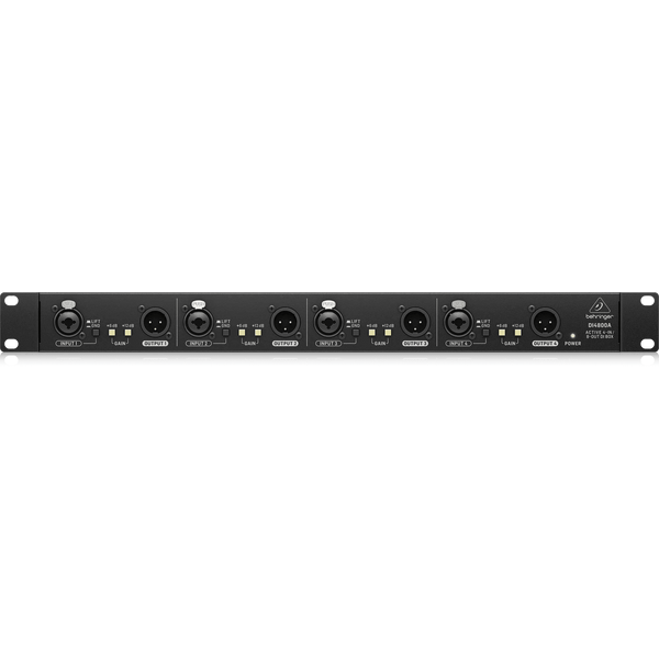 Behringer DI4800A Professional 4-Channel Active DI Box, Booster and Line Isolator - MusicMajlis