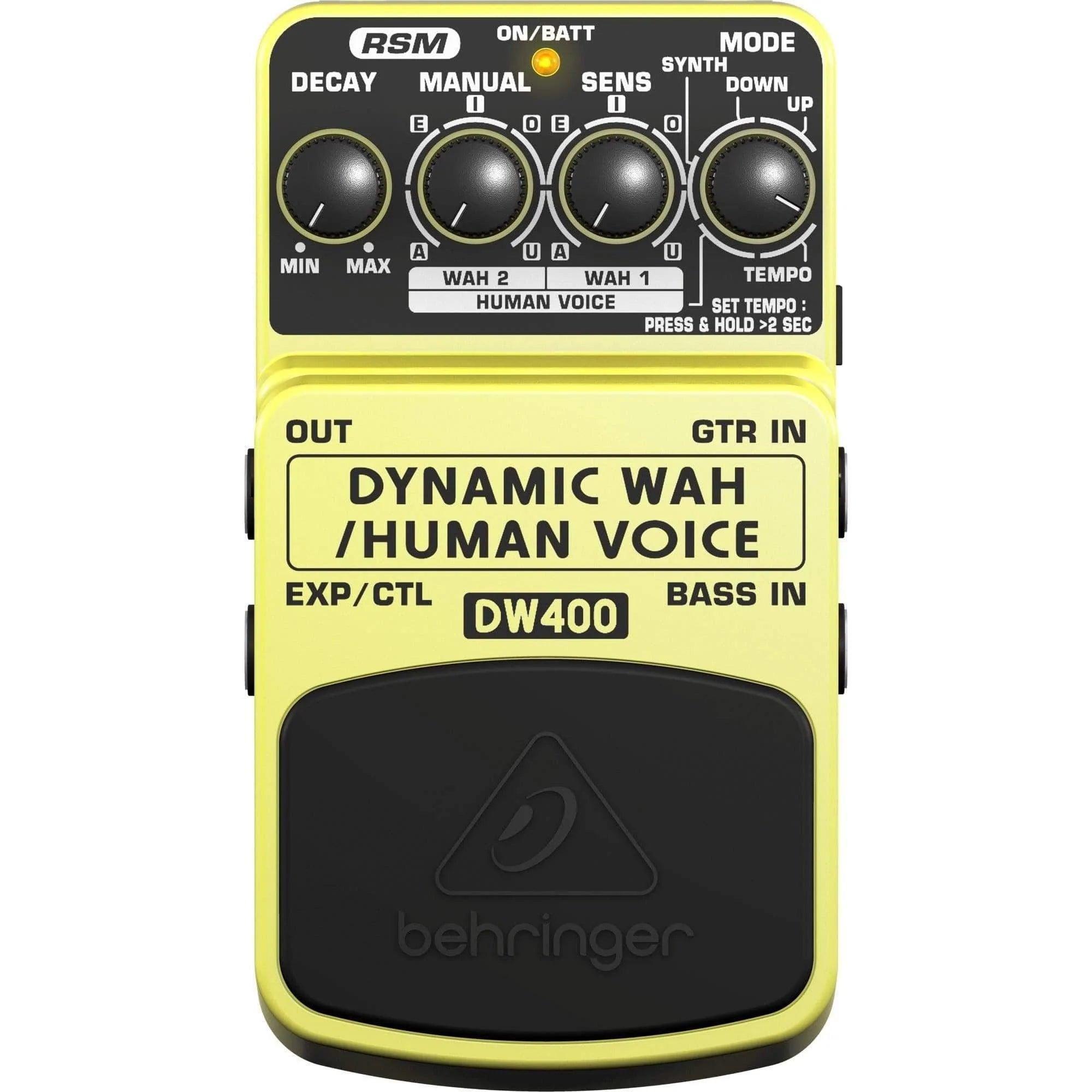 Behringer Dynamic Wah DW400 Effects Pedal - MusicMajlis