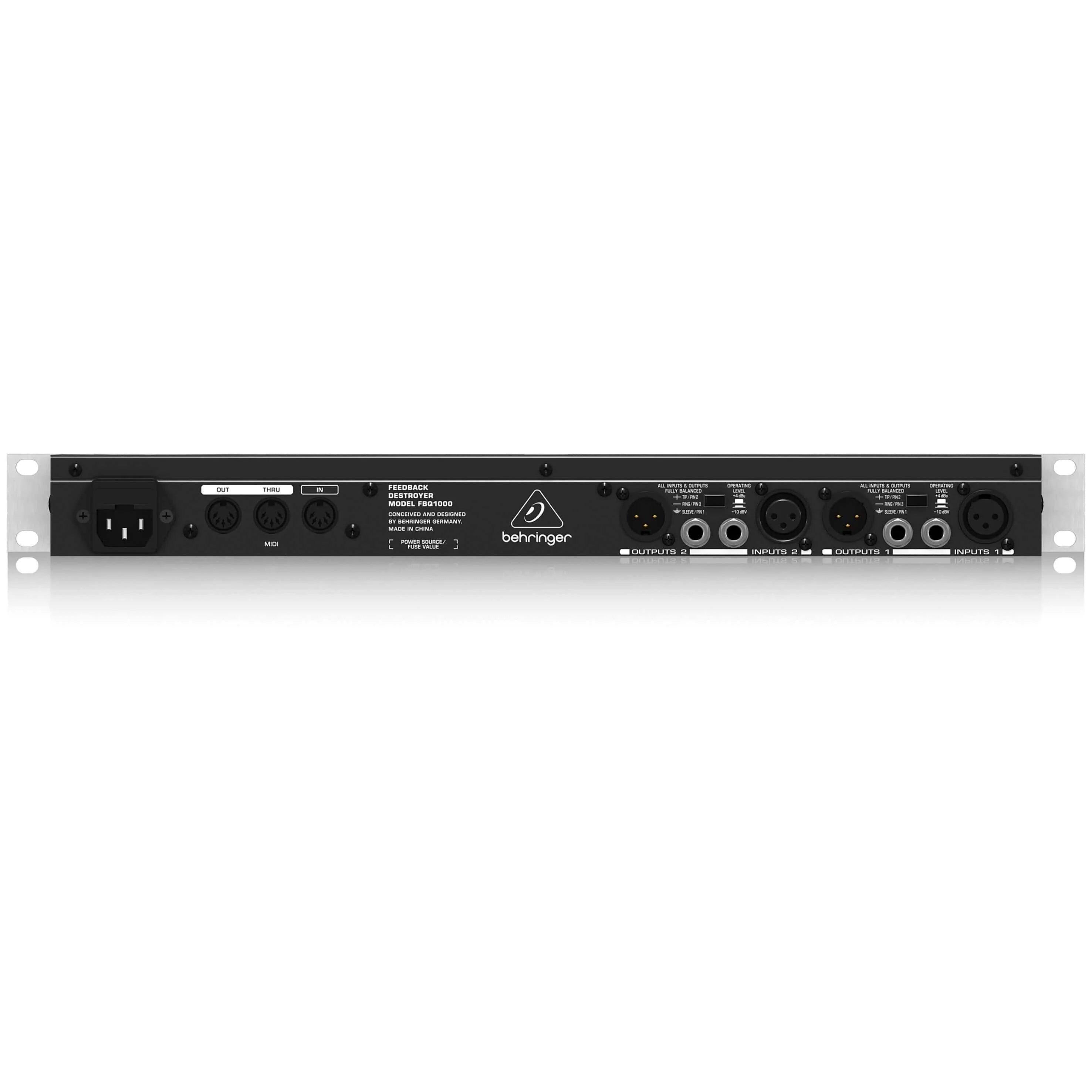 Behringer FBQ1000 Feedback Destroyer & Equalizer - MusicMajlis