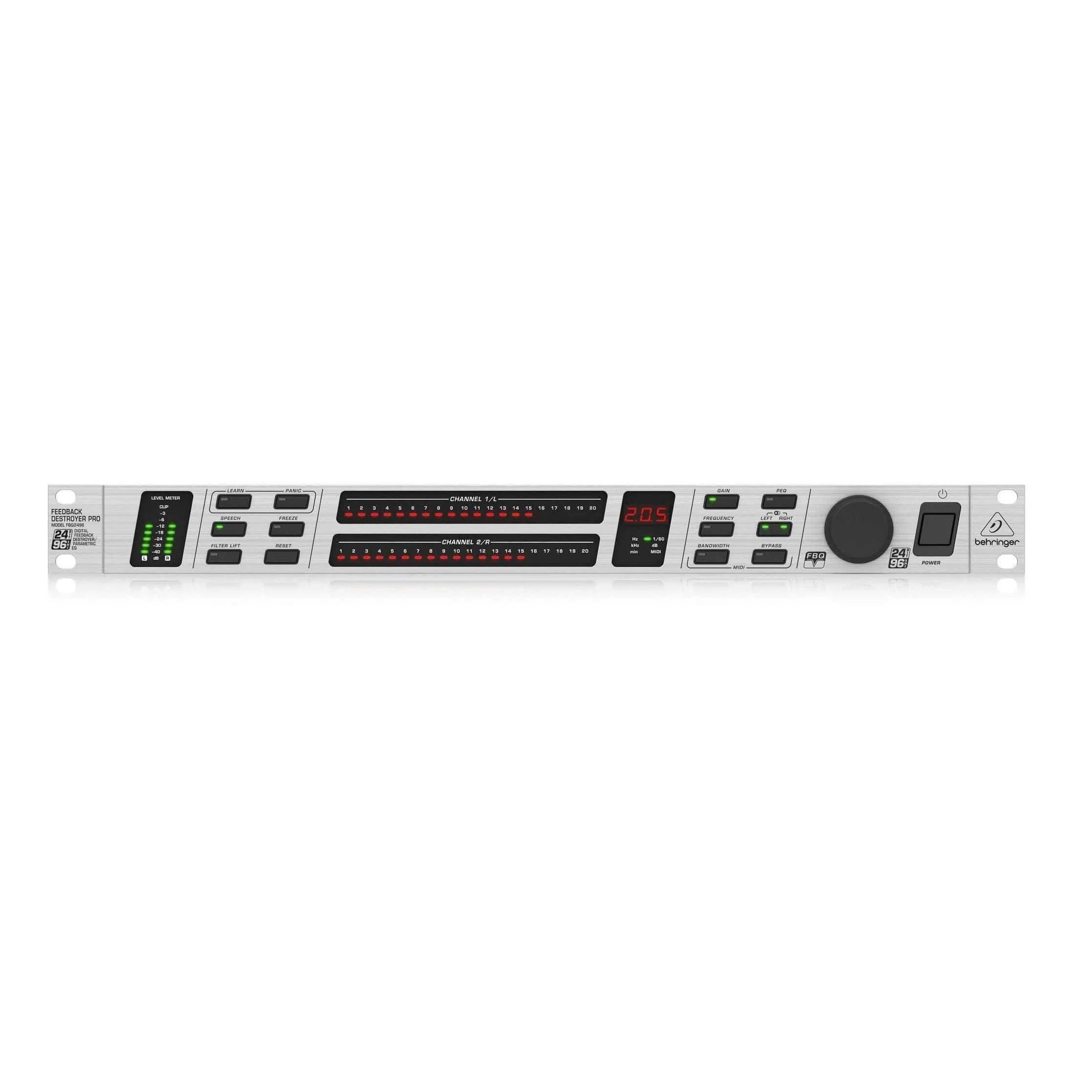 Behringer FBQ2496 Feedback Destroyer 24bit 96kHz 32Bit DSP - MusicMajlis