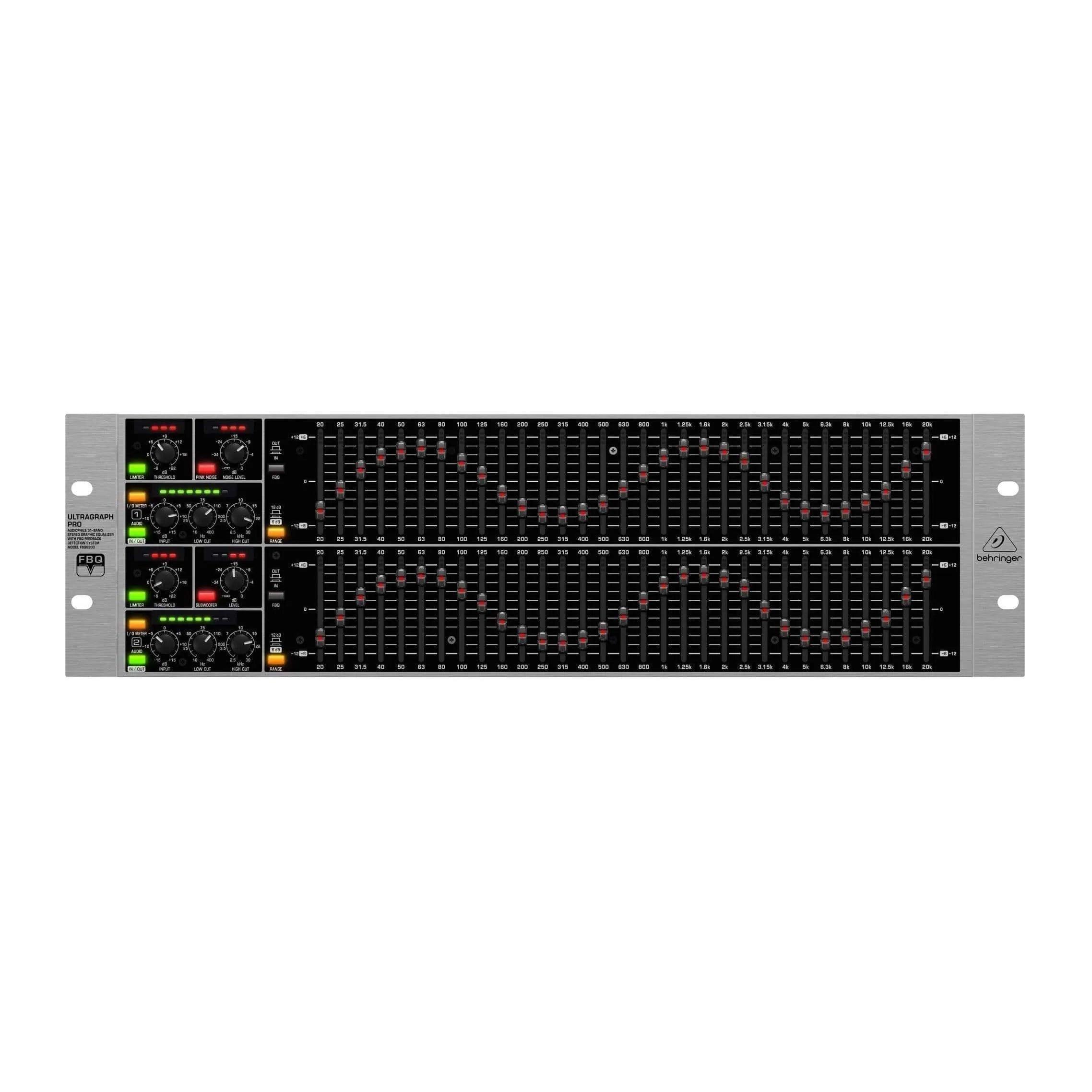Behringer FBQ6200 Stereo Graphic Equalizer - MusicMajlis