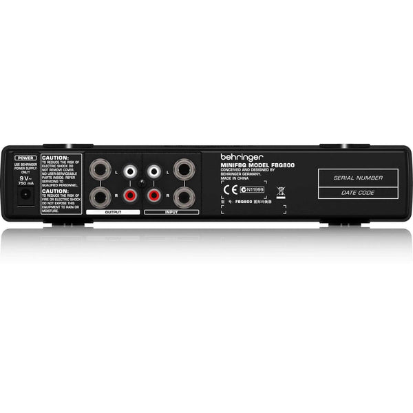 Behringer FBQ800 Graphic Equalizer - MusicMajlis