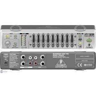 Behringer FBQ800 Ultra-Compact 9-Band Graphic Equalizer with FBQ - MusicMajlis