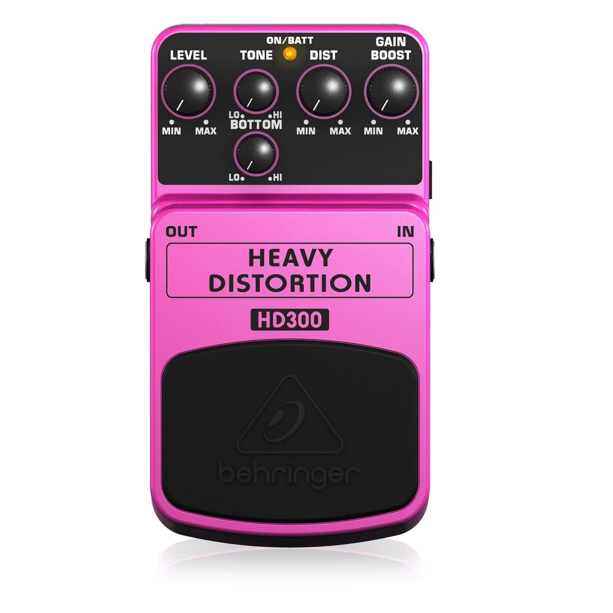 Behringer HD300 Heavy Distortion Guitar Effects Pedal - MusicMajlis