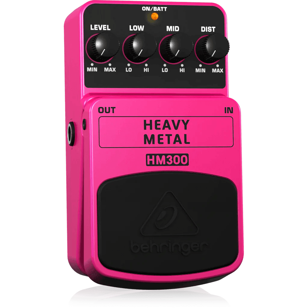 Behringer HM300 Heavy Metal Distortion Guitar Effects Pedal - MusicMajlis
