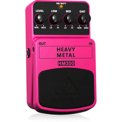 Behringer HM300 Heavy Metal Distortion Guitar Effects Pedal - MusicMajlis