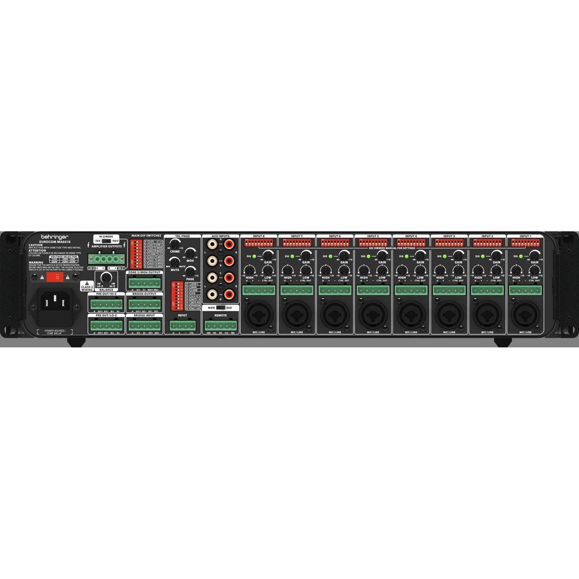 Behringer MA6018 Auto-Mixing Amplifier - MusicMajlis